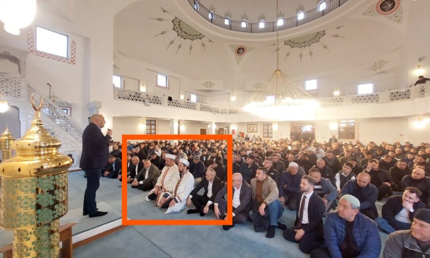 Скандално: Ерол Мюмюн с политическа агитация навръх празничен намаз за Рамазан Байрам