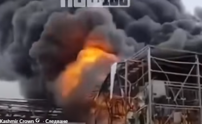 Ракетен удар подпали химически завод в Израел (ВИДЕО)