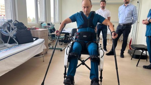Първият в България робот за раздвижване на крака вече работи в МБАЛ-Хасково