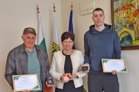 Шампионско посрещане: Харманли отличи бронзовия медалист Саръбоюков