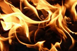Пожар избухна край Рогозиново: горят складирани дърва, огънят тръгна към сухи треви и гора